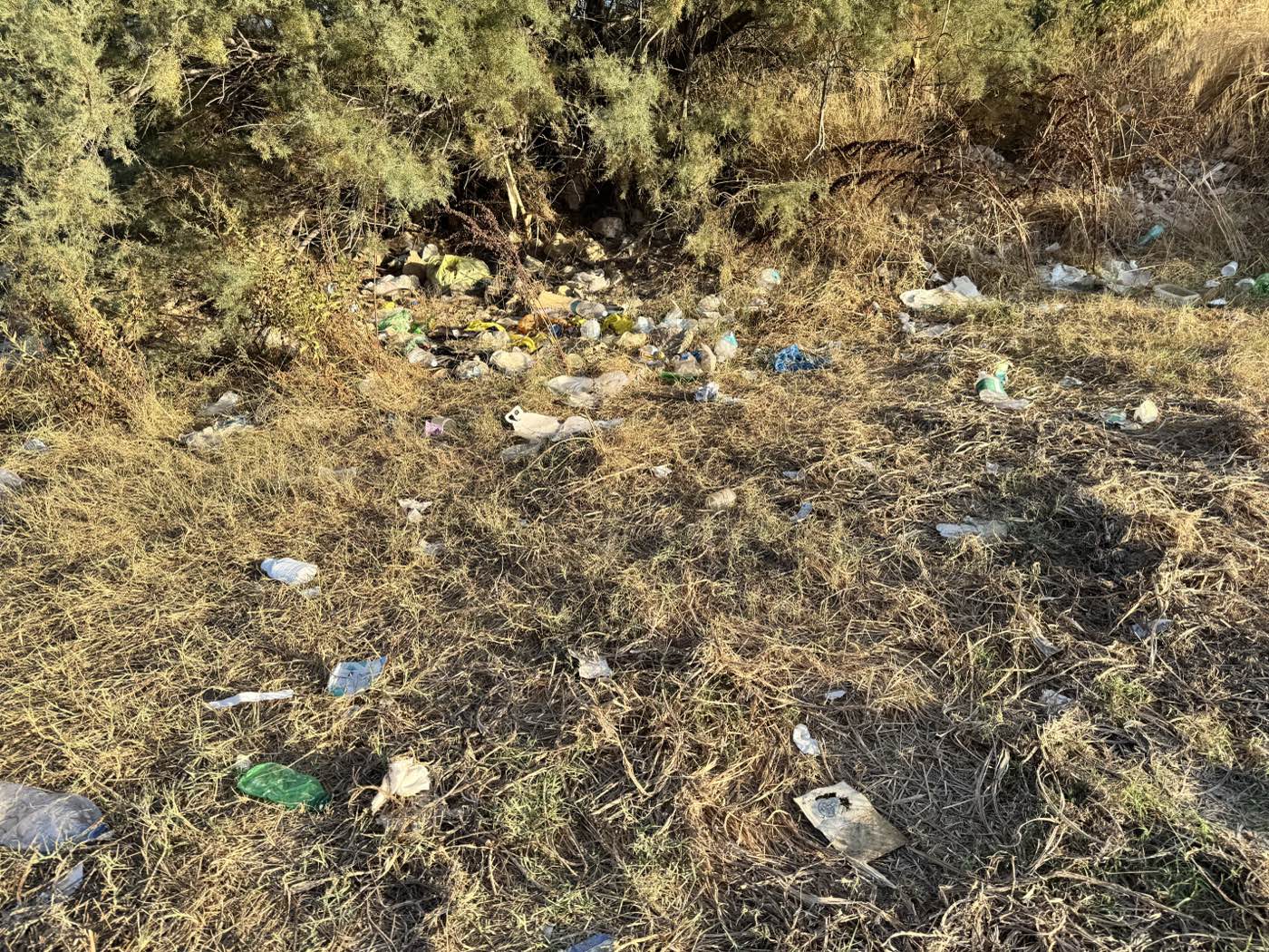 Olbia, parcheggio Marinella: troppi rifiuti abbandonati