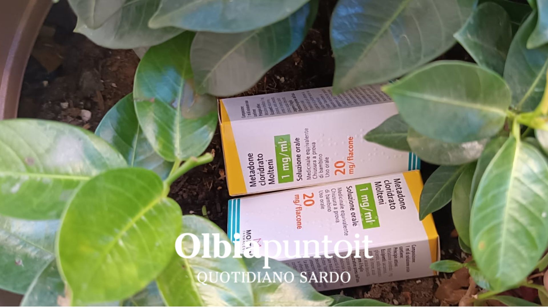 Olbia: due confezioni di metadone rinvenute in una fioriera del centro storico
