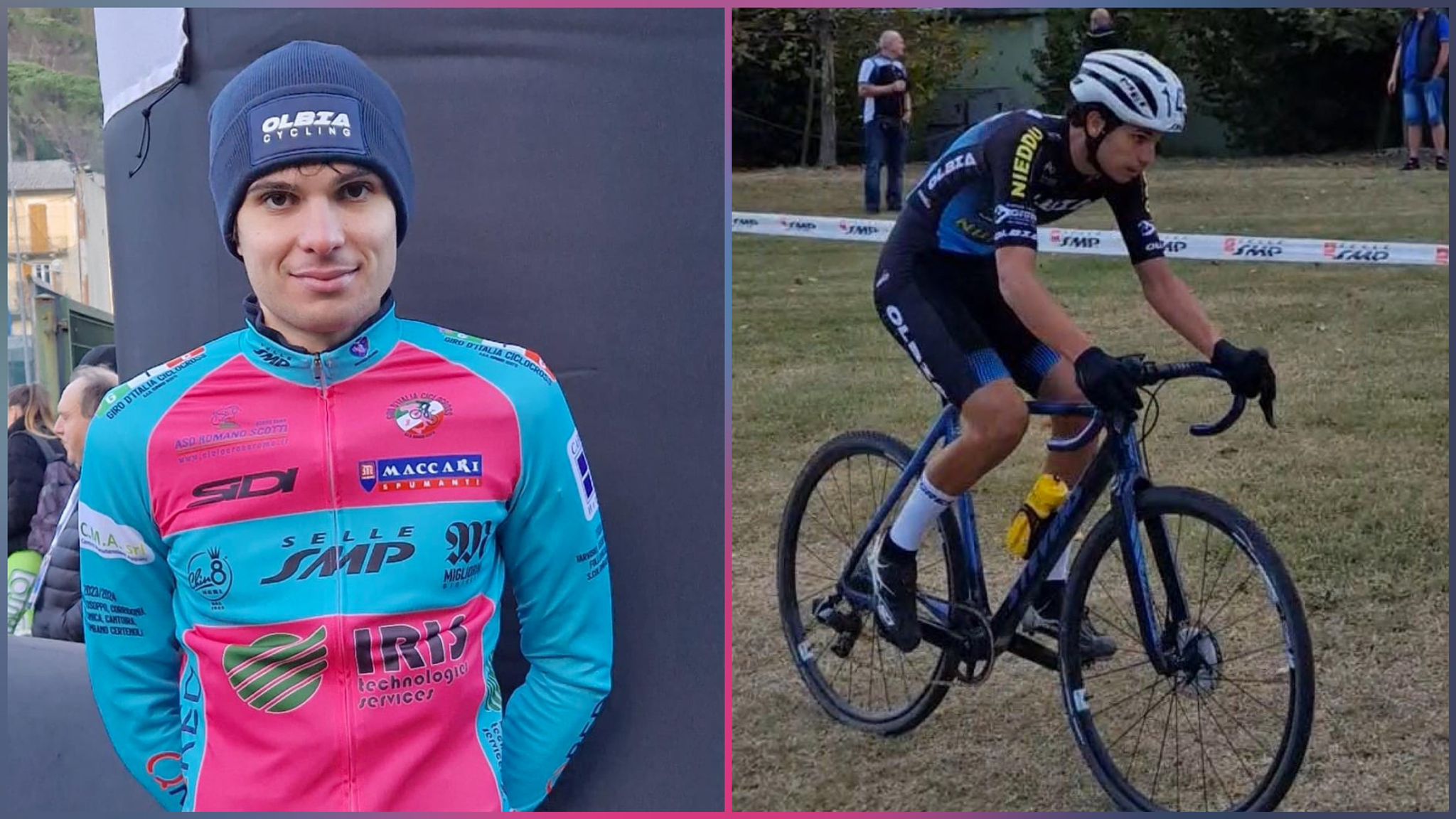 Olbia Cycling: Michael Giua maglia rosa al Giro d'Italia Ciclocross