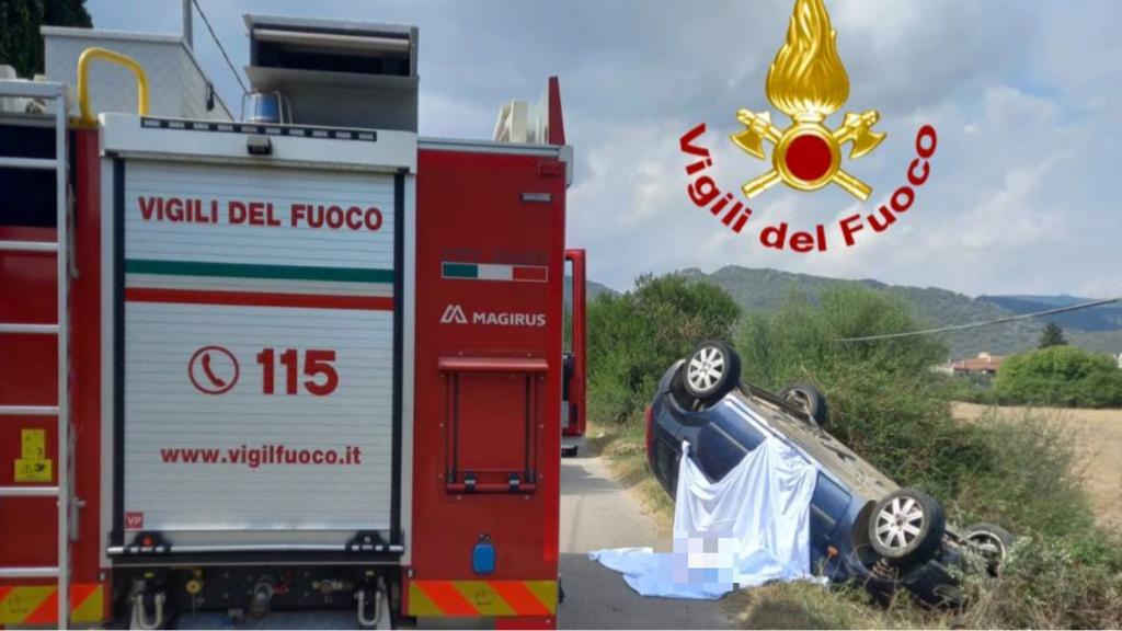Siniscola, auto fuori strada: muore un uomo