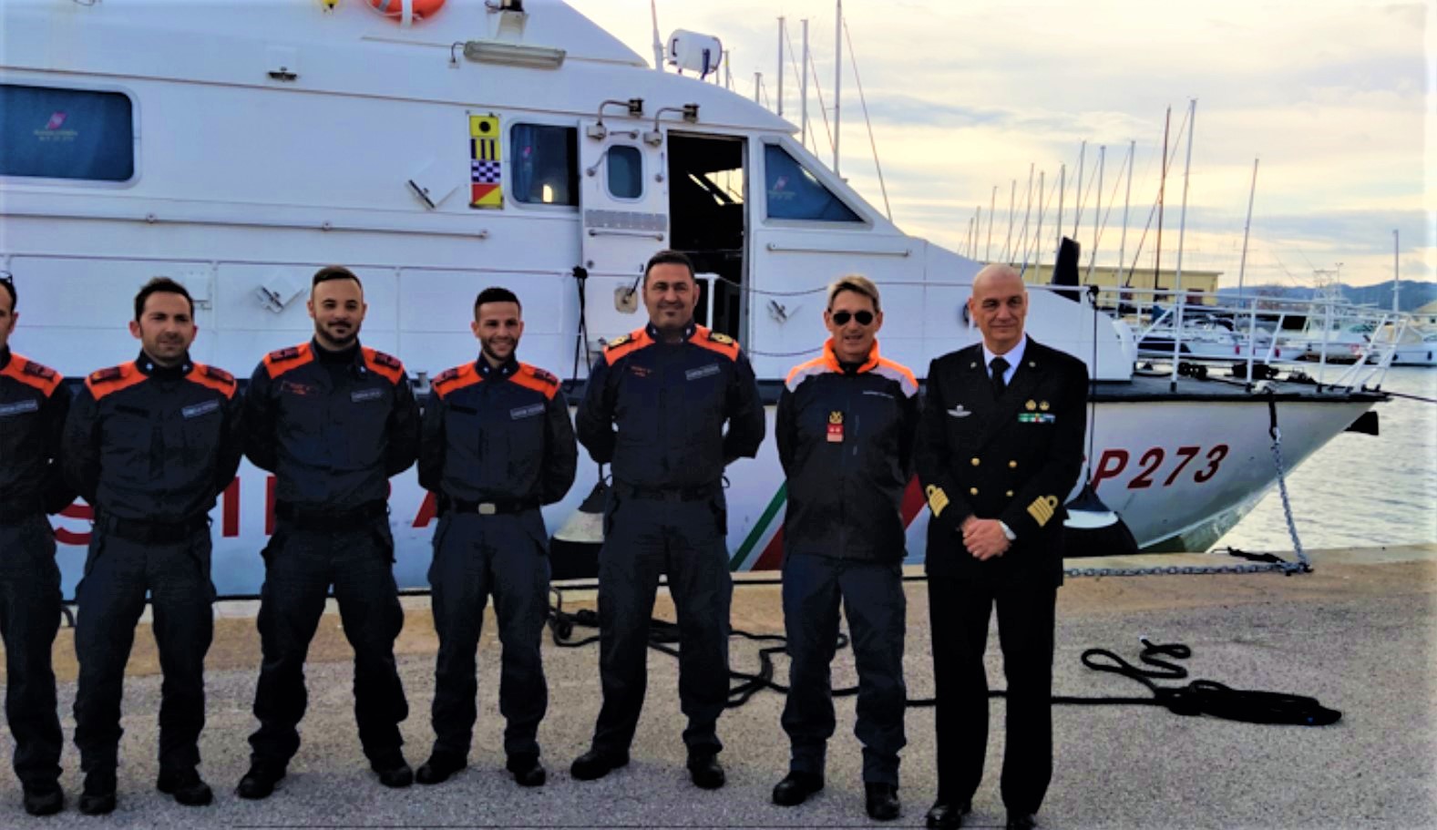 Olbia: la motovedetta d’altura CP 273 rientra dalla operazione 