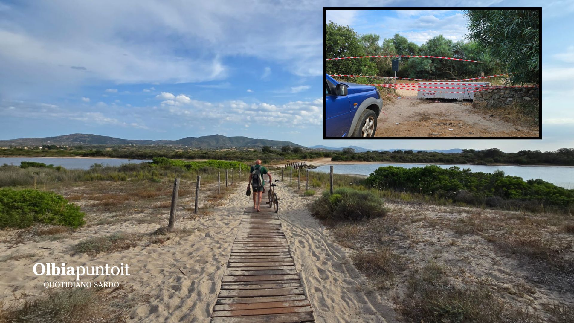 Olbia, Spiaggia delle Vecchie Saline: il masso 