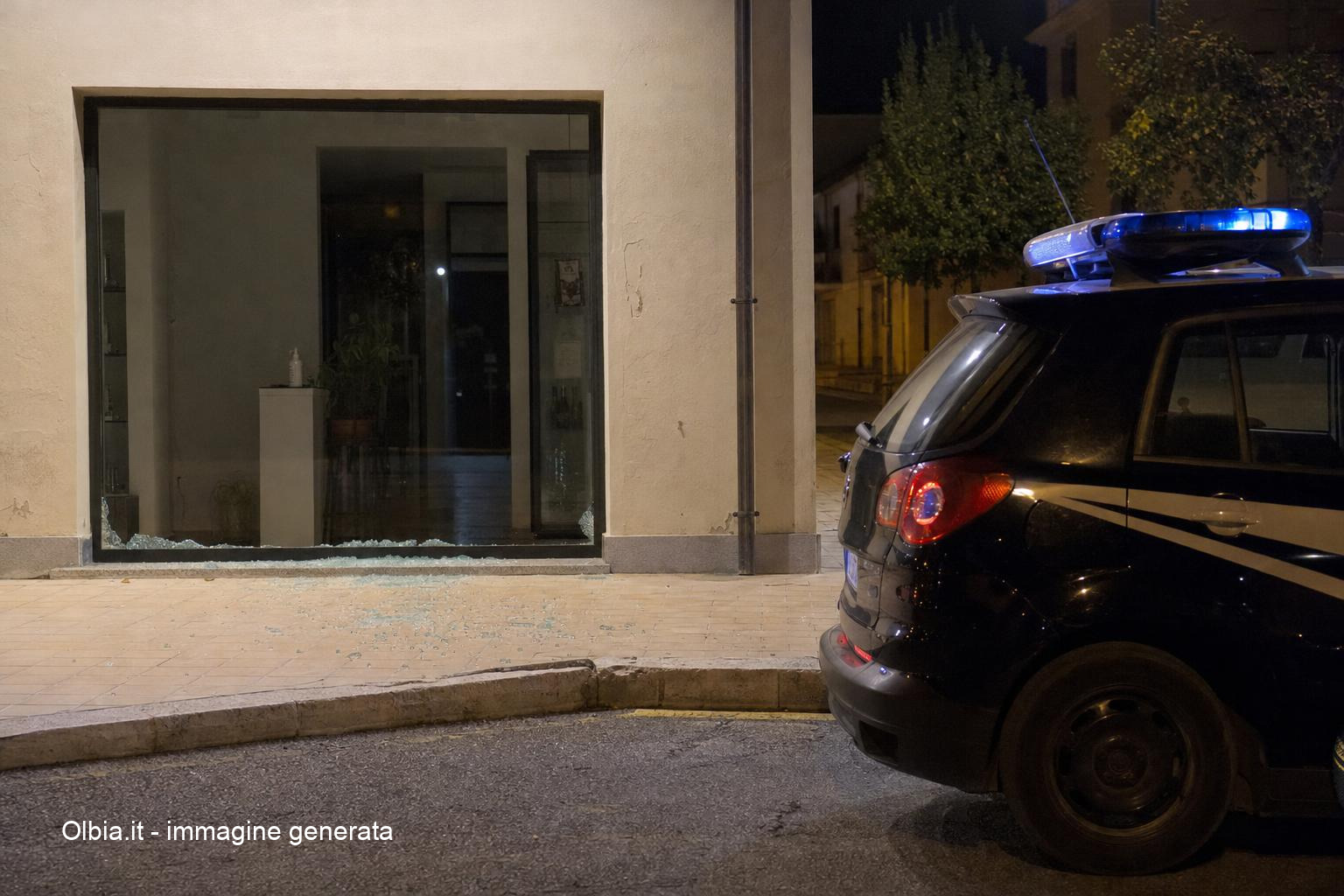 Olbia, tentata spaccata al salone Perseo: scatta l’allarme