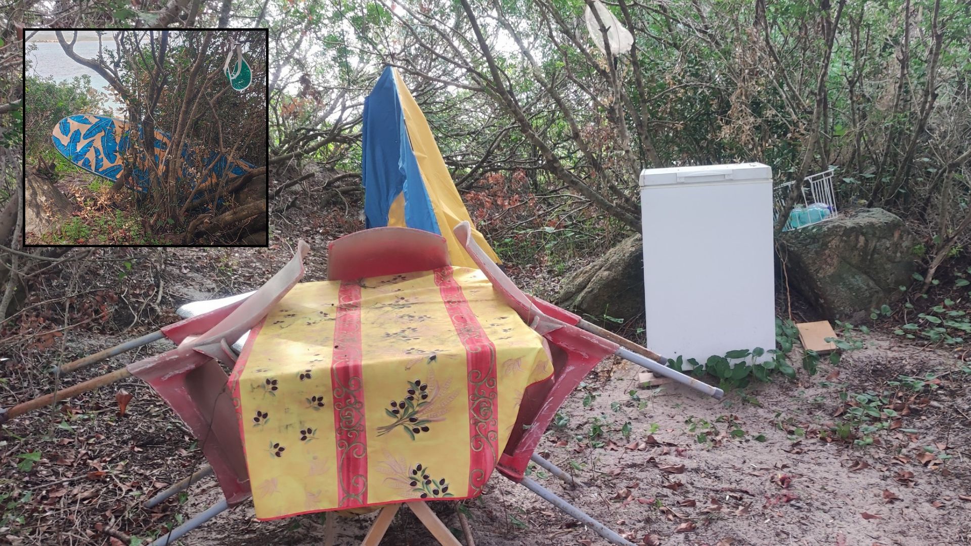 Olbia, a Marina Maria accampamento abusivo tra i cespugli