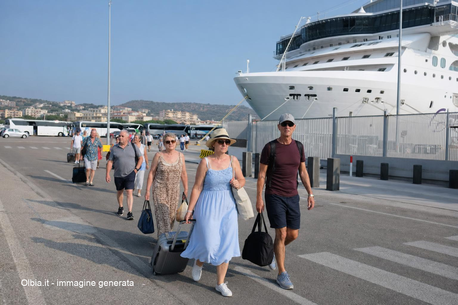 Estate bollente per il porto di Olbia: i giganti del mare continuano a sbarcare in città