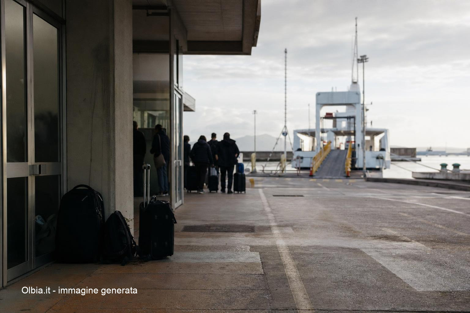 Olbia, migranti bloccati alla stazione marittima