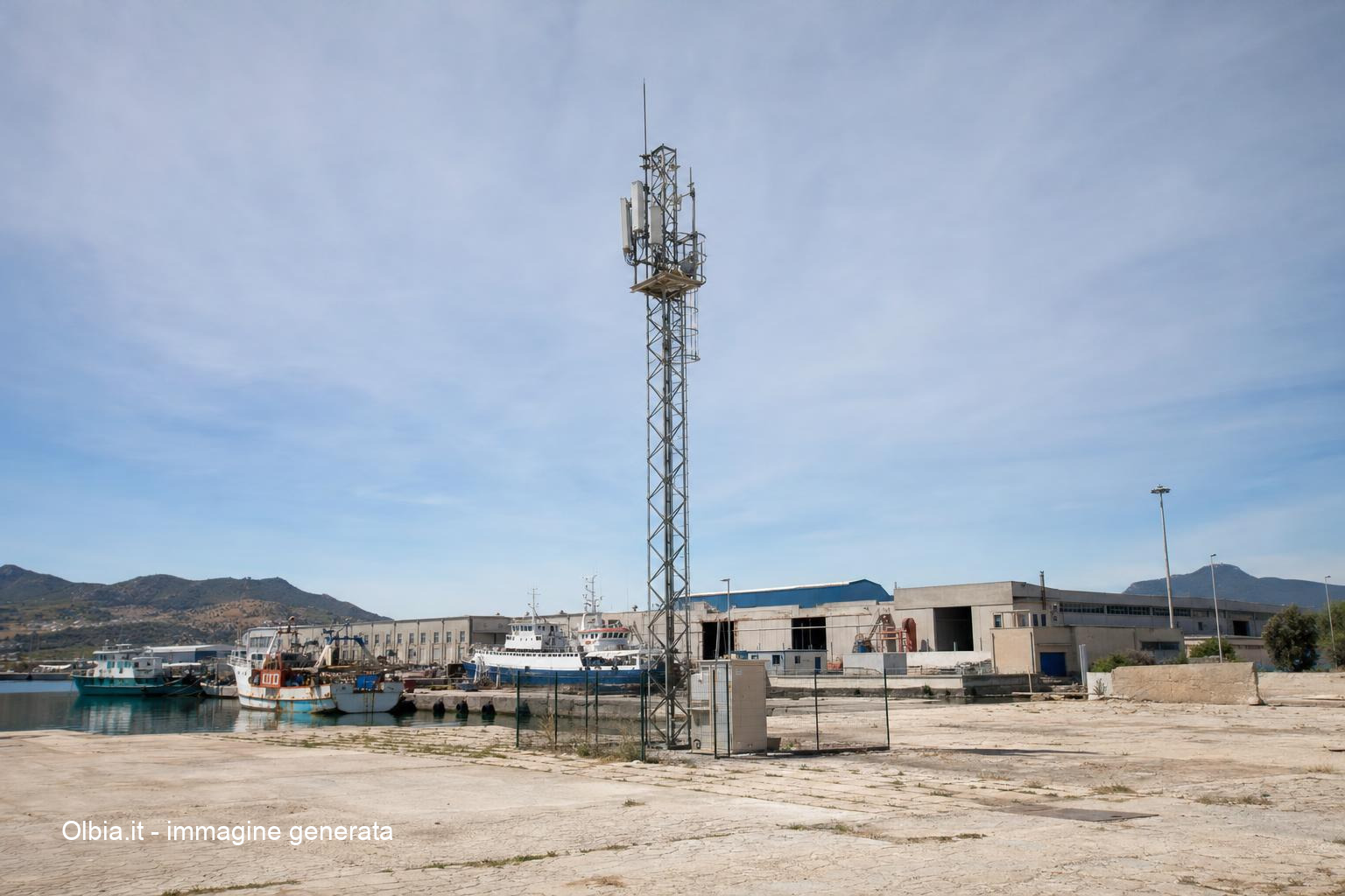 Olbia, autorizzato un impianto Iliad nell’area del porto cittadino