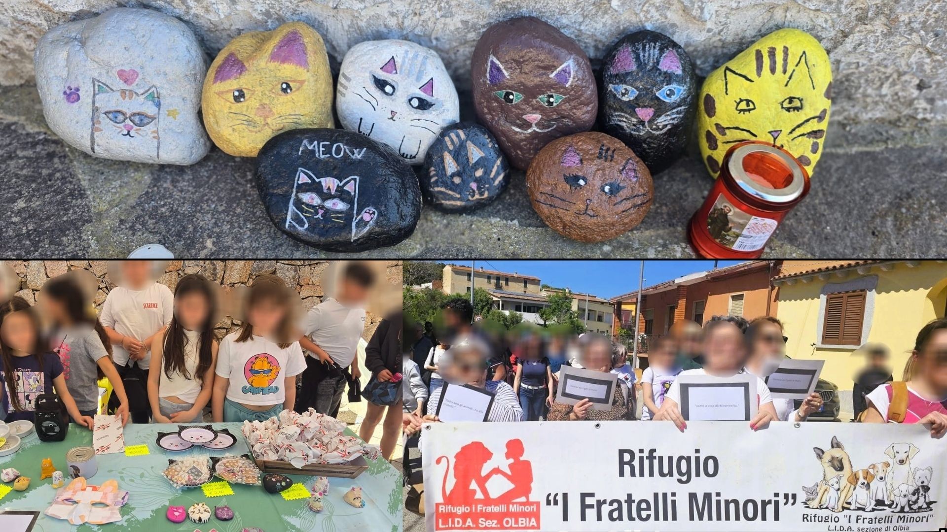 Padru, la marcia per i gatti uccisi: “Difendere i più deboli è un dovere”