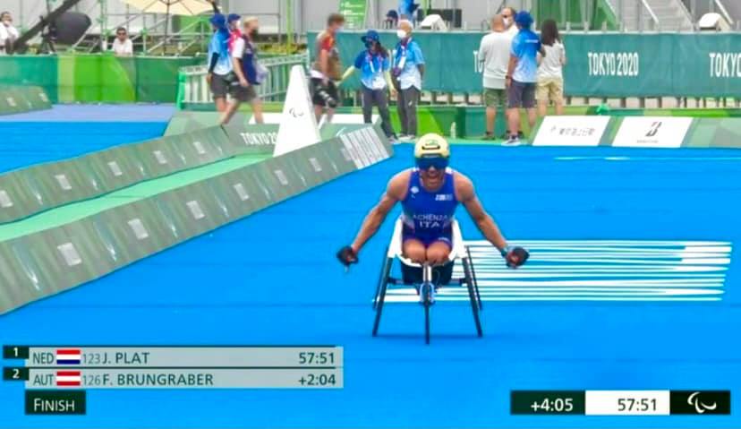 Oschiri, Giovanni Achenza è bronzo nel paratriathlon