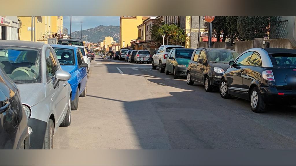 Olbia, far west in via Barcellona: 