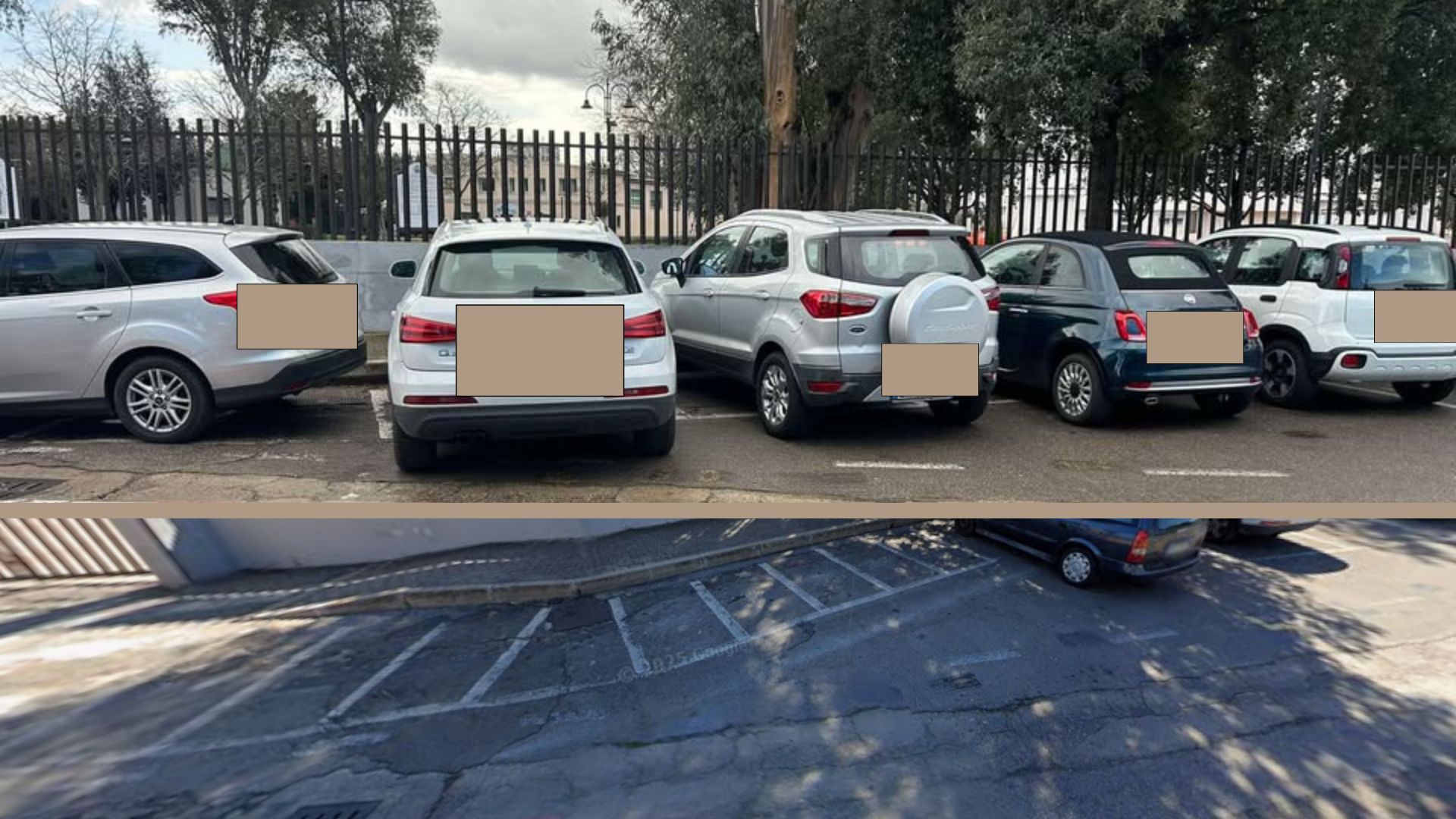 Olbia, parcheggi creativi al Fausto Noce: quando le auto “si travestono” da moto 