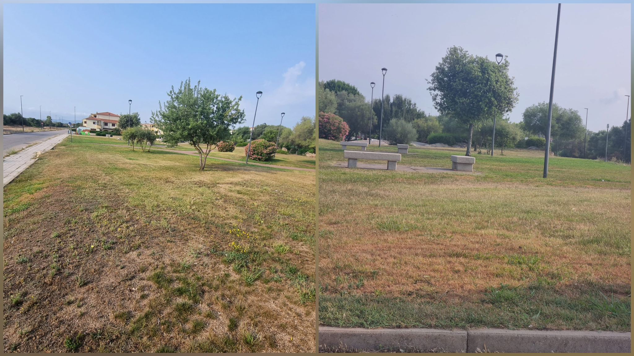 Olbia, Il parco Robert Baden Powell tutto secco: 