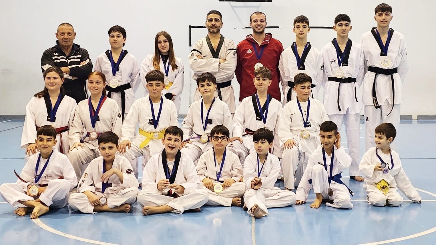 Pioggia di medaglie d'oro per il Centro Taekwondo Olbia