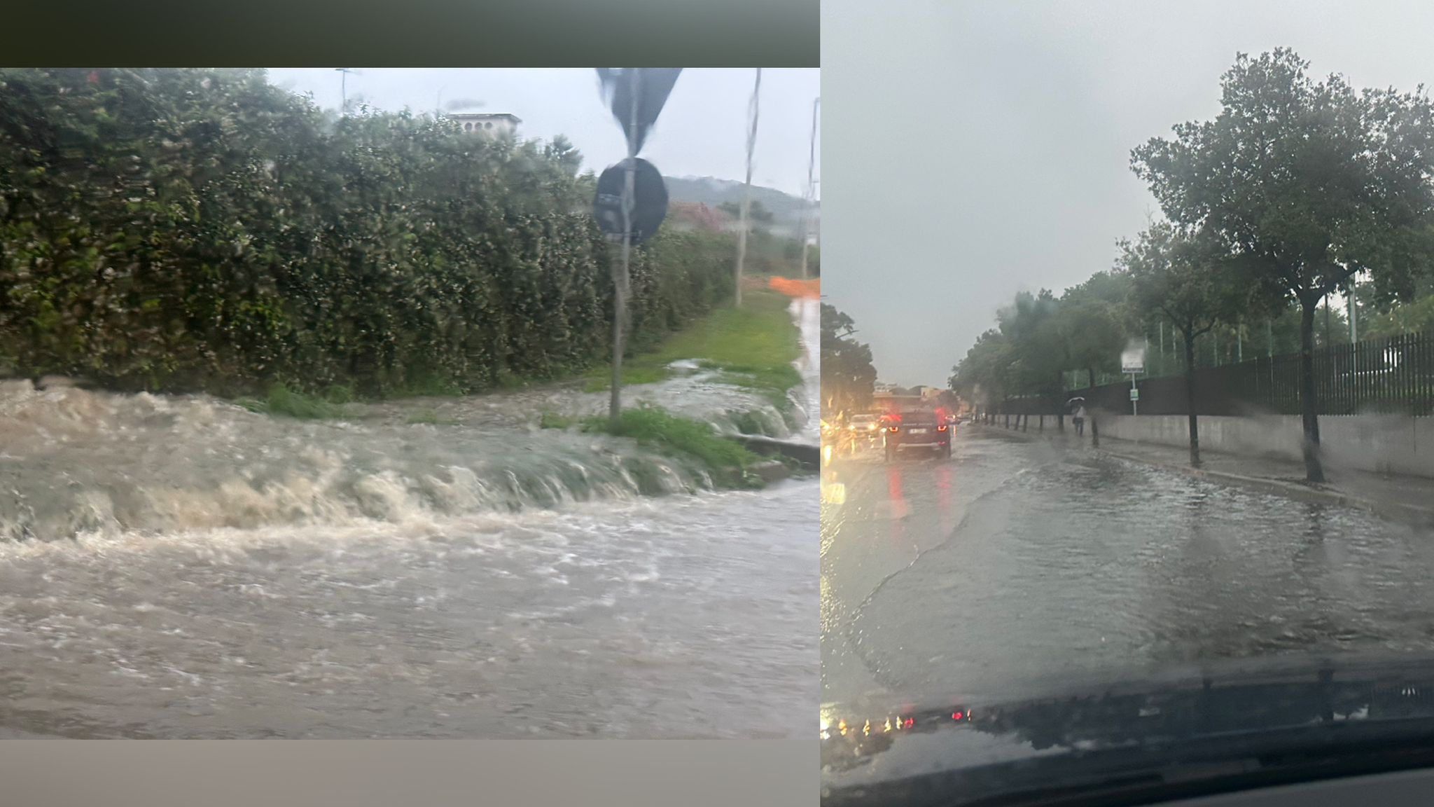 Maltempo: oltre 6 mila fulmini in due ore in Gallura, nord Sardegna sott'acqua