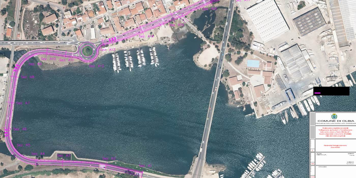 Olbia, piste ciclabili: riparte il progetto di via Escrivà (che diventerà più stretta)