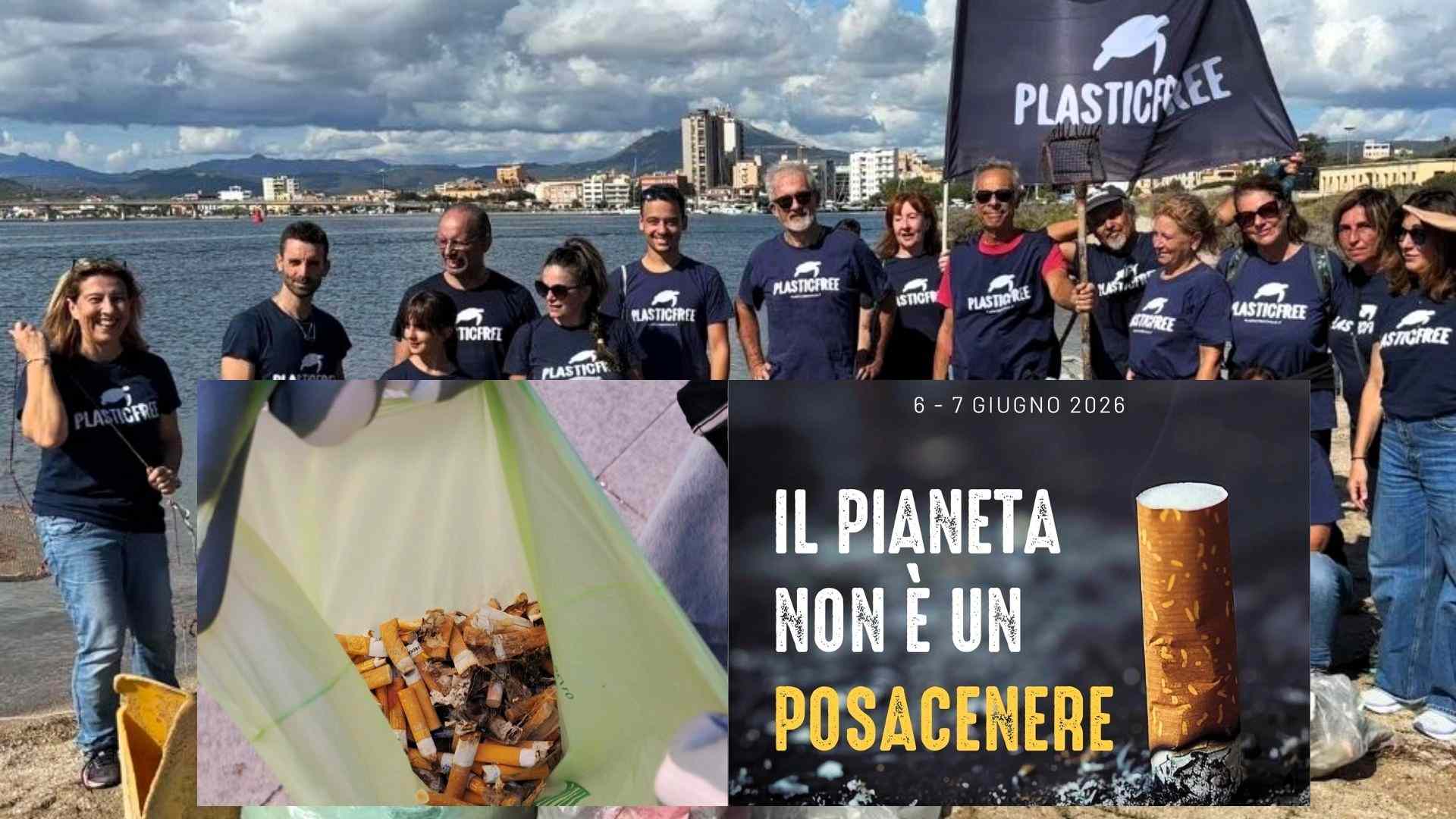 Sardegna, contro l'invasione delle cicche arriva il plotone di Plastic Free: Olbia tra i 17 comuni mobilitati