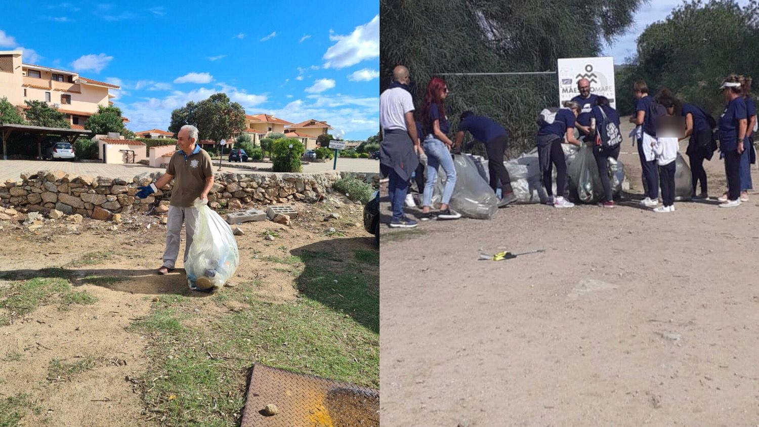 Marinella: spiaggia ripulita dai rifiuti