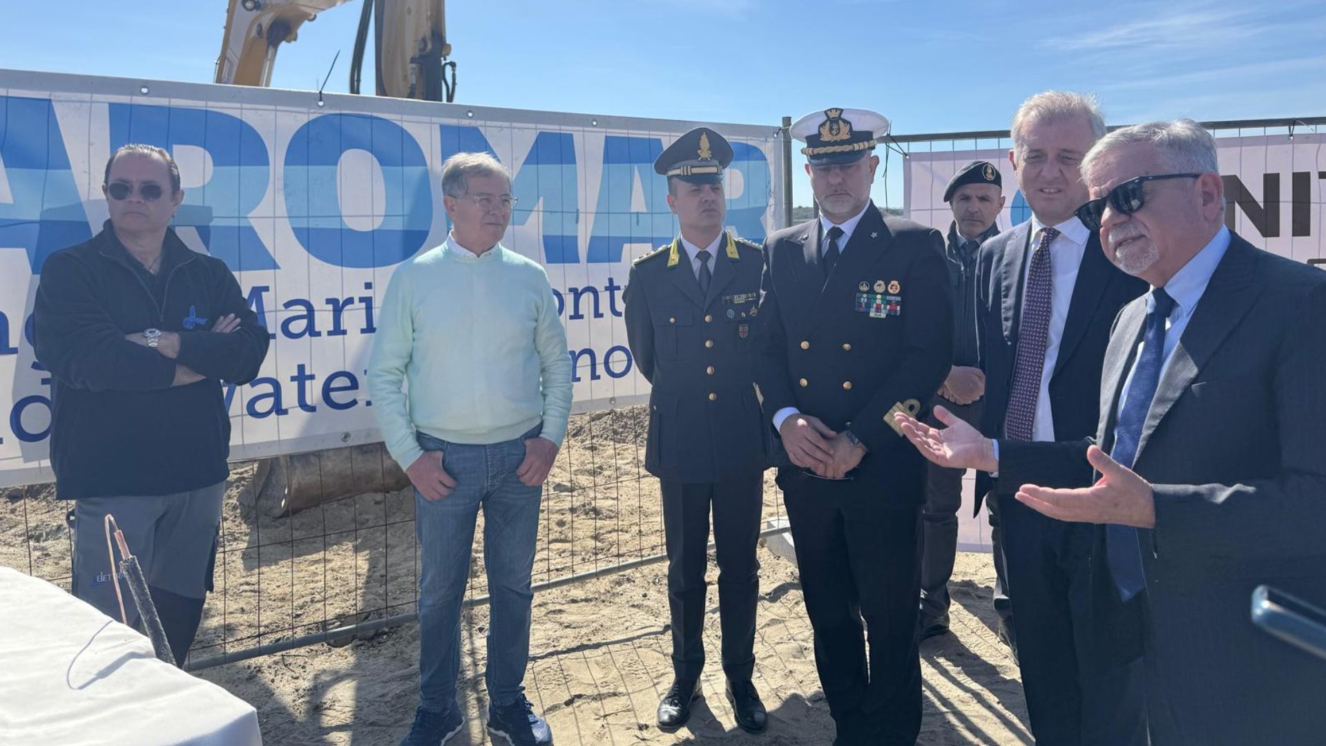 Olbia, scavi a Pittulongu per il cavo UniTirreno: presentata l'infrastruttura