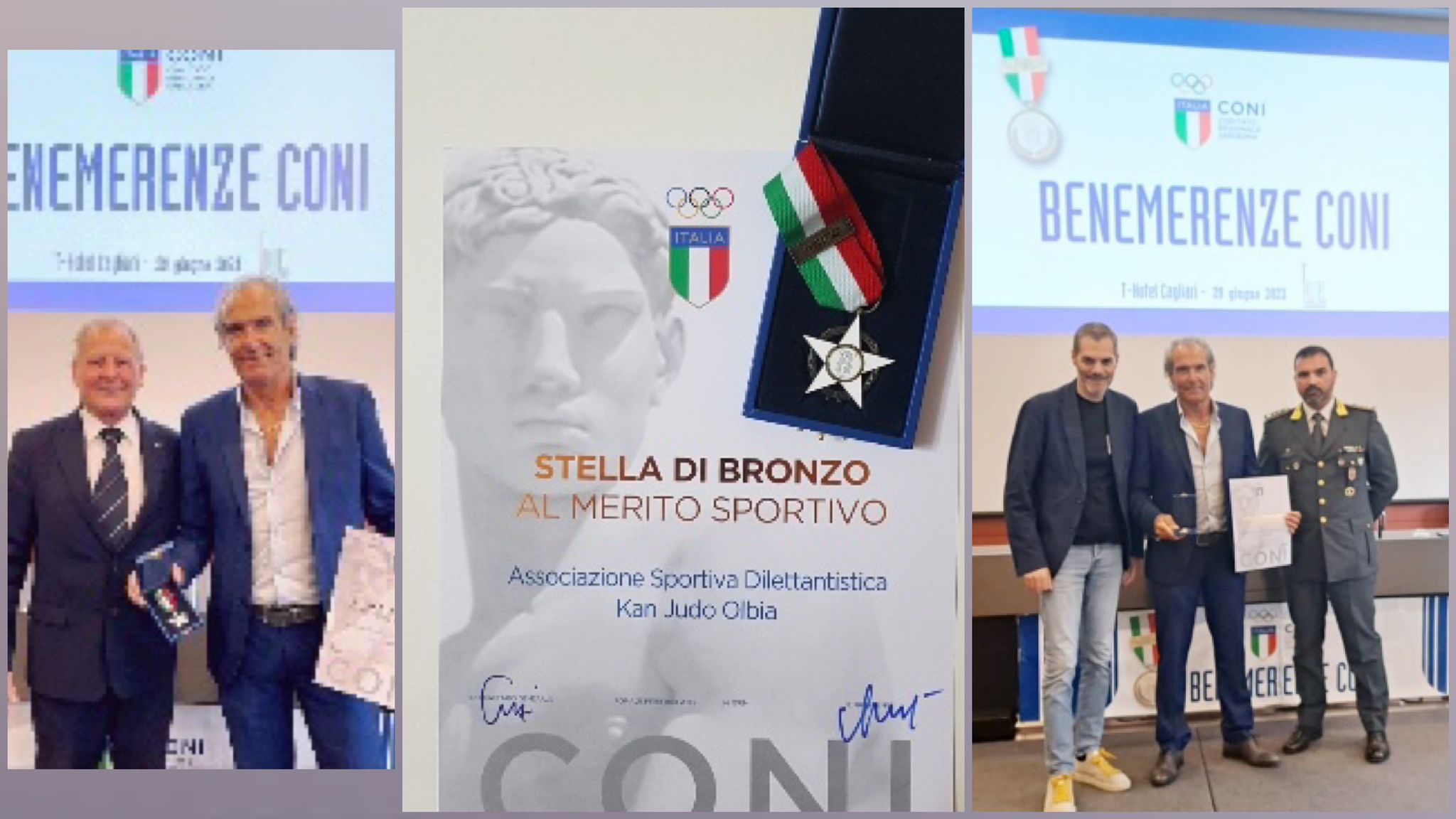 Olbia: all'associazione Kan Judo la stella di bronzo al merito sportivo