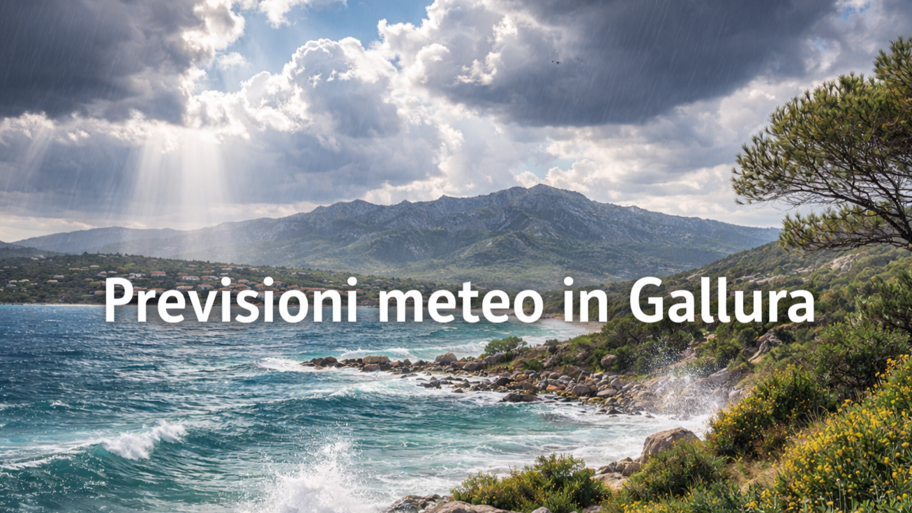 Gallura, previsioni per il weekend: dopo il ciclone Harry instabilità residua