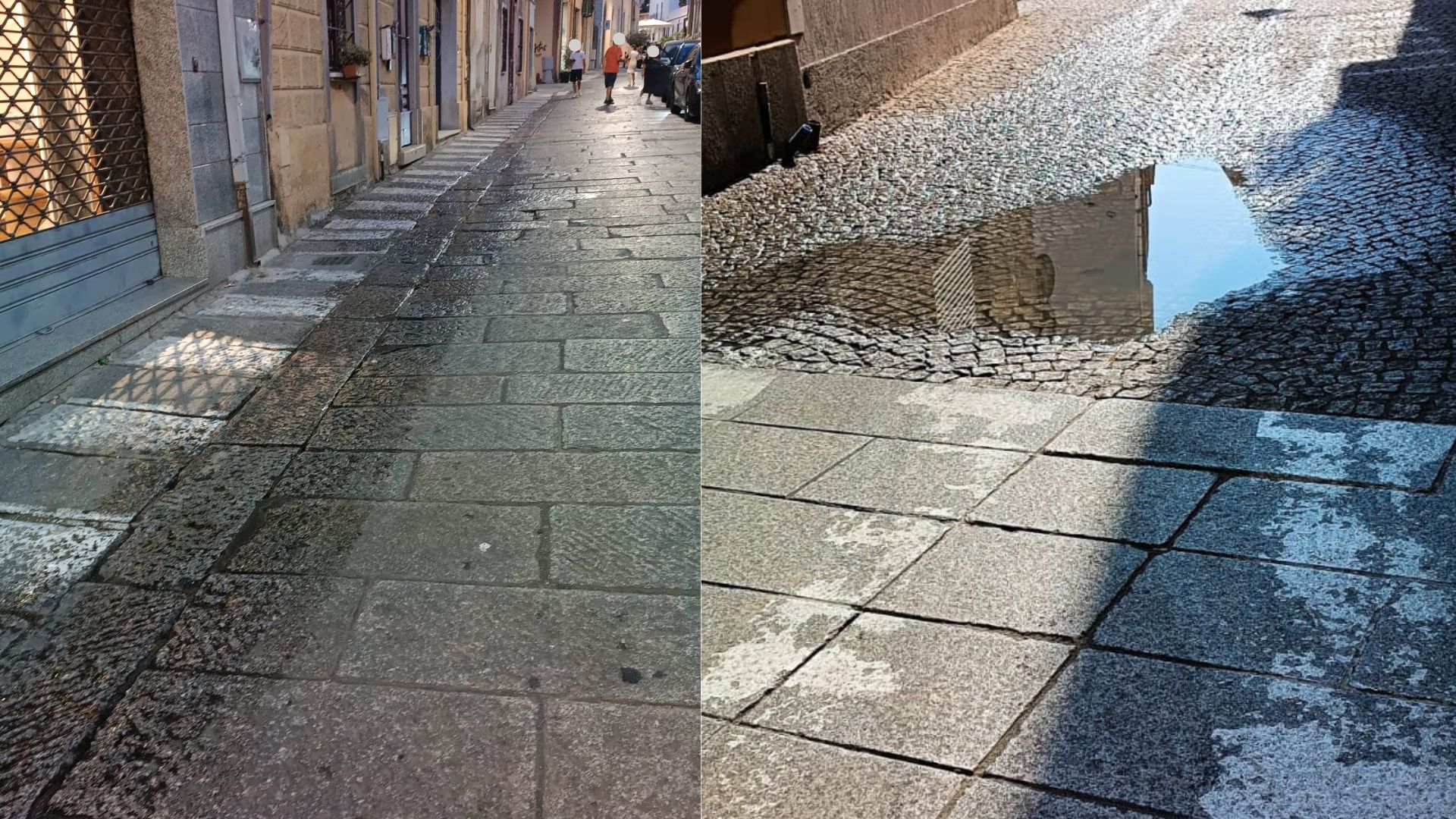 Olbia: perdita fognaria trasforma via Porto Romano in una trappola maleodorante