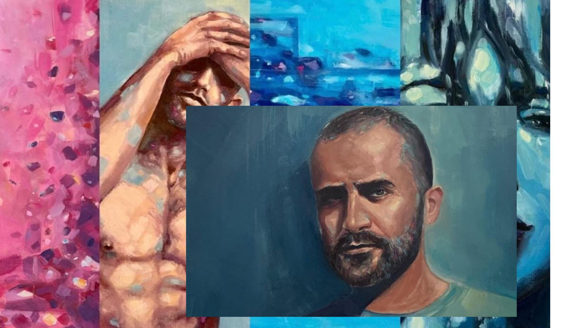 Olbia, Walter Mura, da “(W)alter Ego” a “Dissolvenze”: il viaggio dell’identità attraverso la pittura
