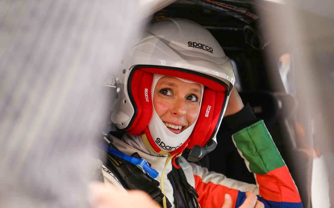 Olbia, Rally Italia Sardegna: Federica Pellegrini allo shakedown