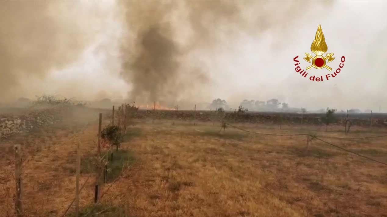 Distrastro Montiferru: 20.000 ettari bruciati, interventi ancora in corso