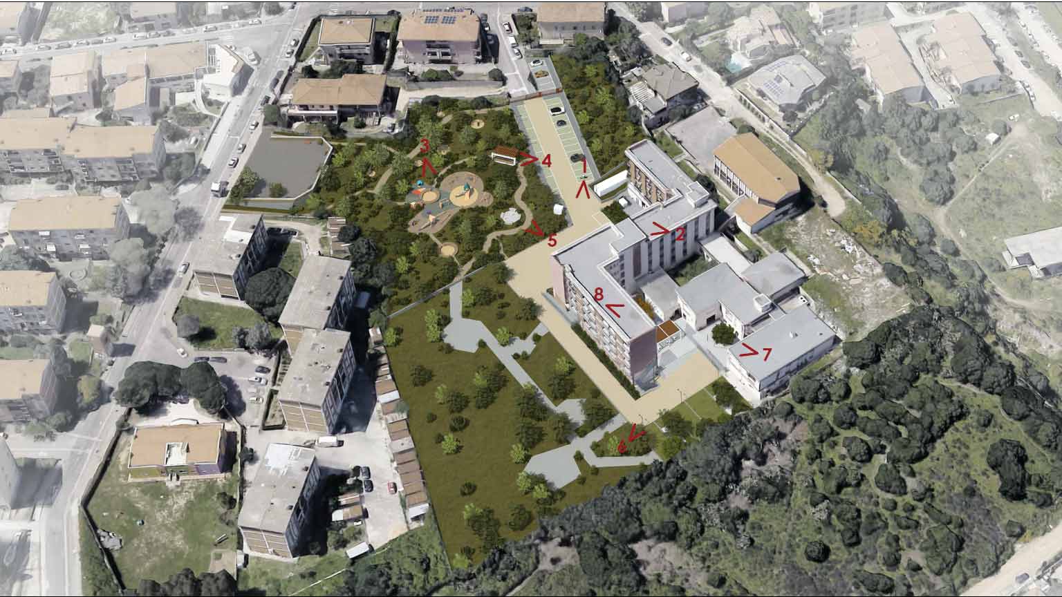 Olbia, un parco a San Ponziano: ecco il progetto
