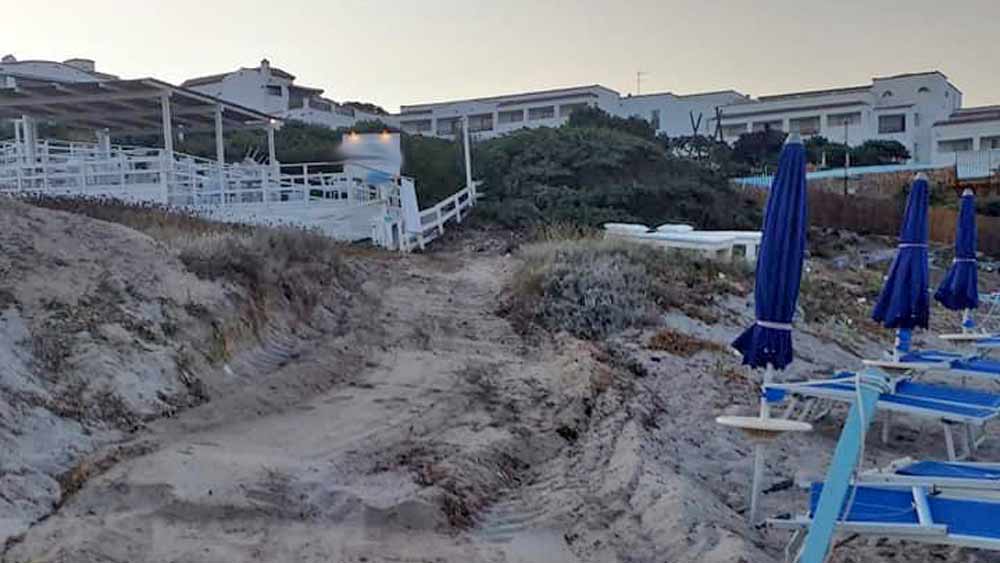 Santa Teresa, lavori su dune a Capo Testa: segnalazione in Procura