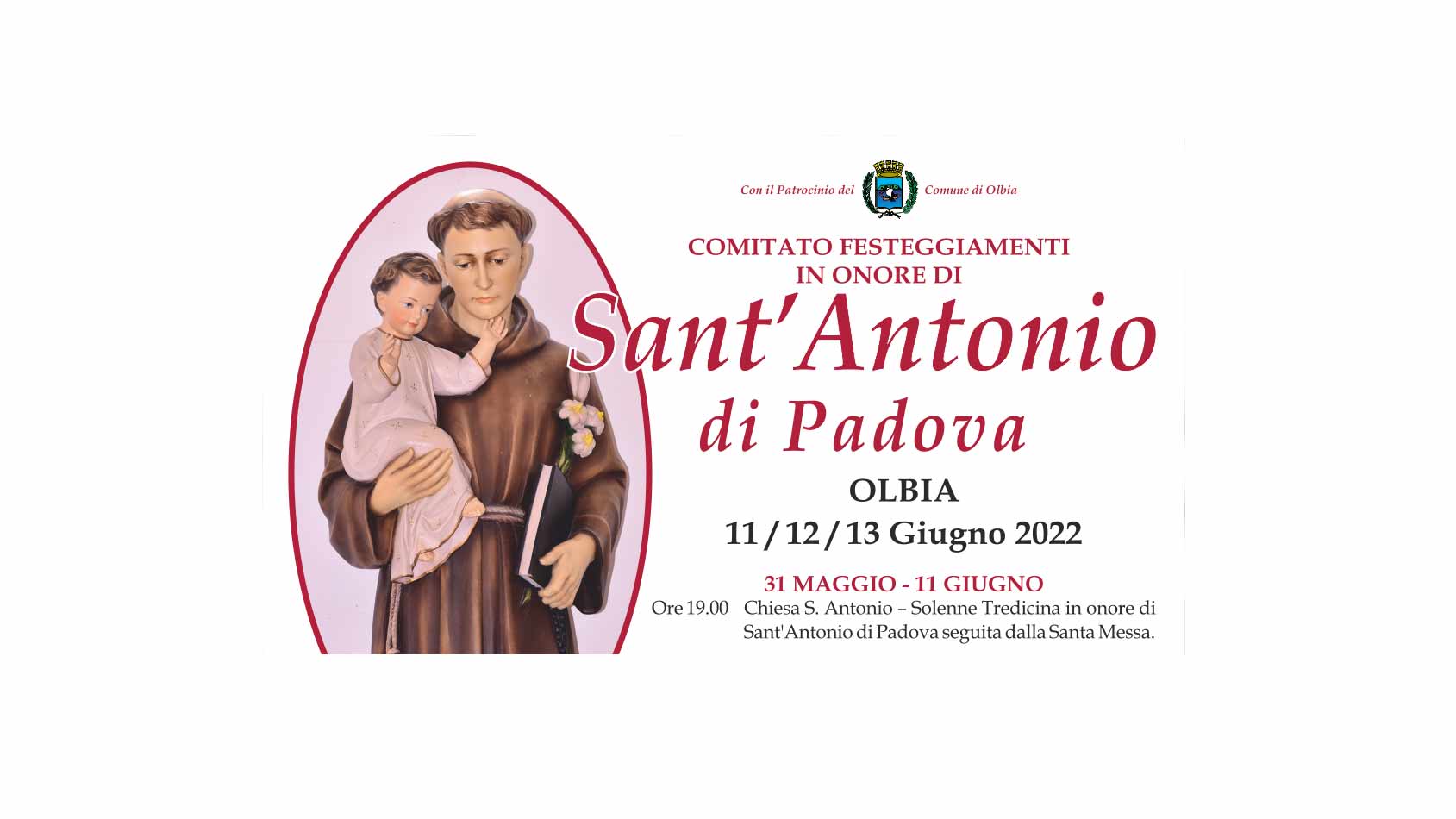 Olbia: torna la festa di Sant'Antonio