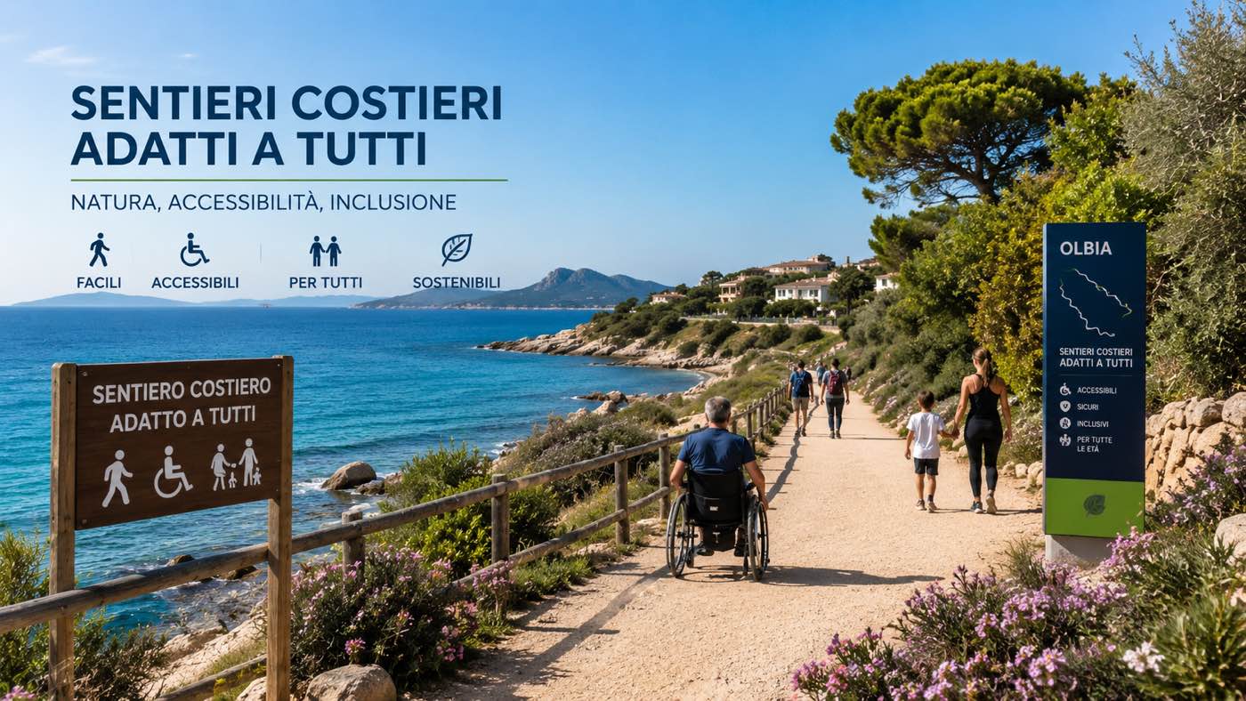 Olbia, sentieri accessibili: ecco il progetto Design for all