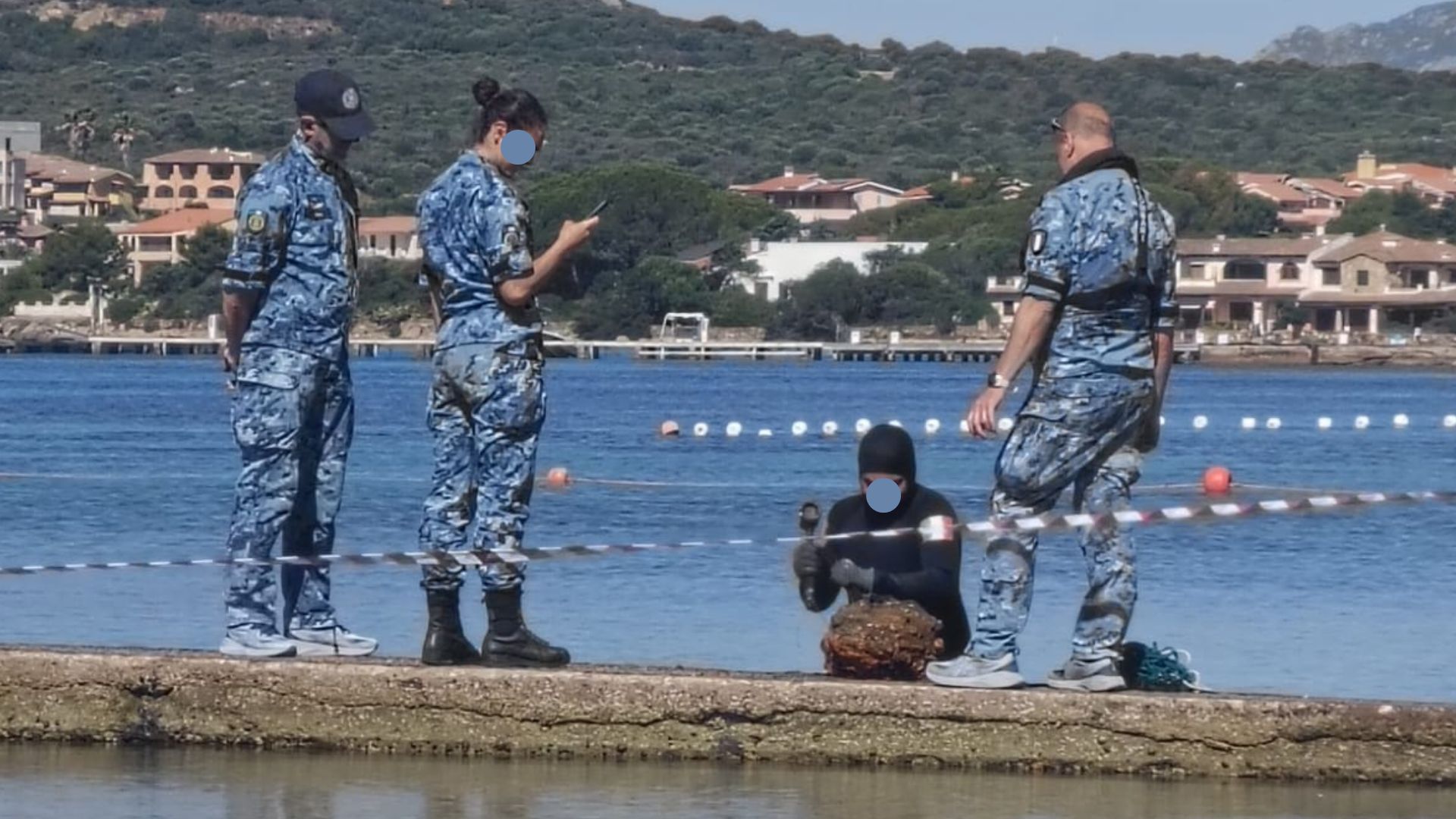 Golfo Aranci, chiusa la Prima Spiaggia per un oggetto sospetto in mare