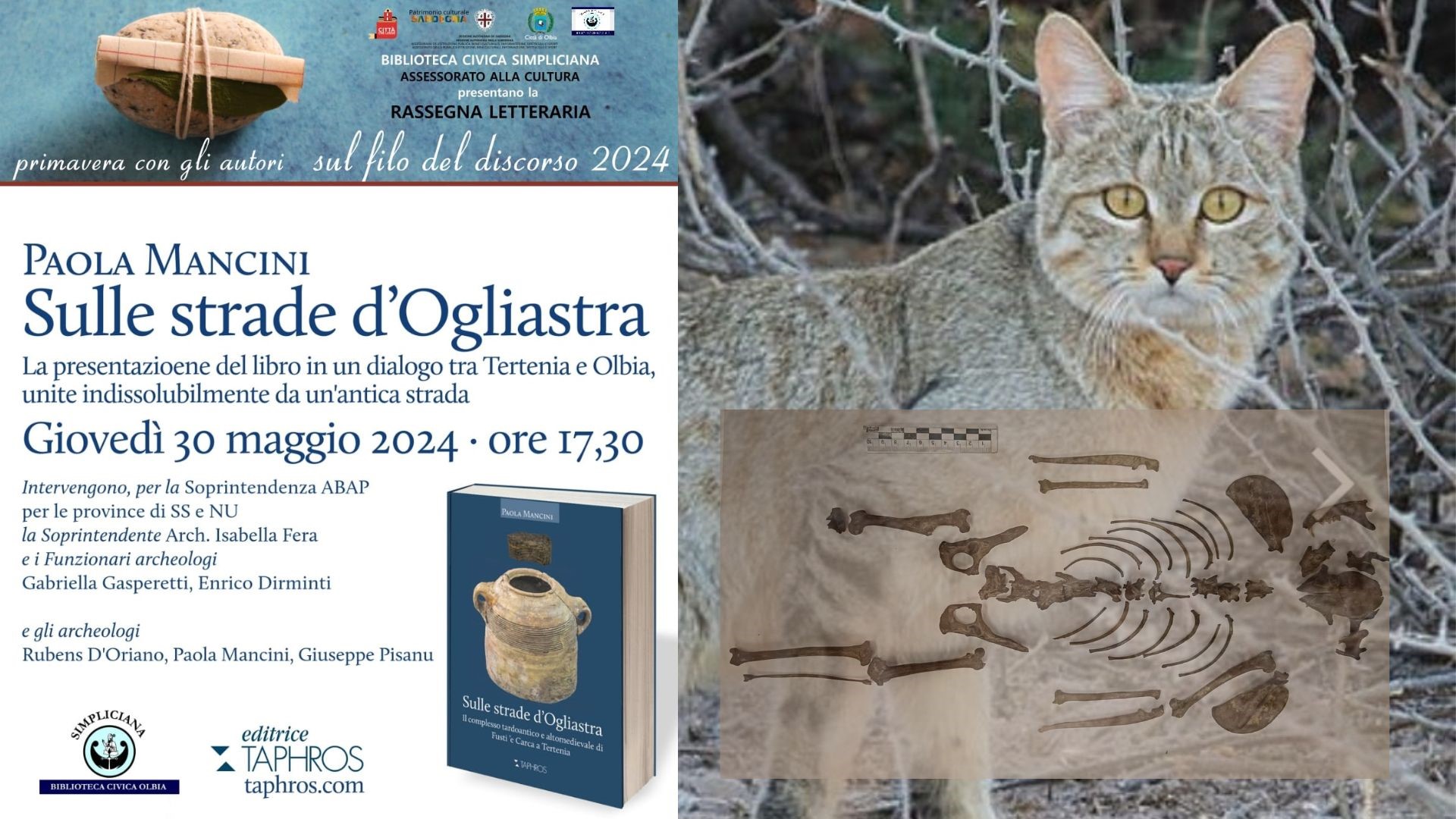 Biblioteca Olbia: l'archeologa Paola Mancini presenta 
