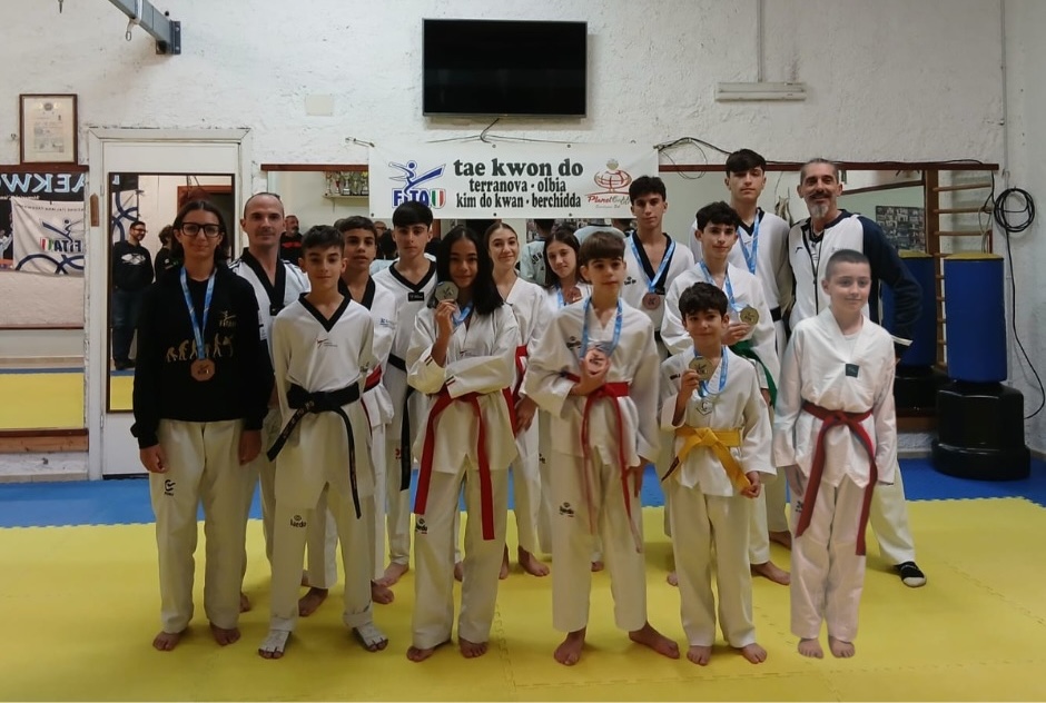 Olbia, Taekwondo Terranova: trionfo alla Royal Cup di Torino