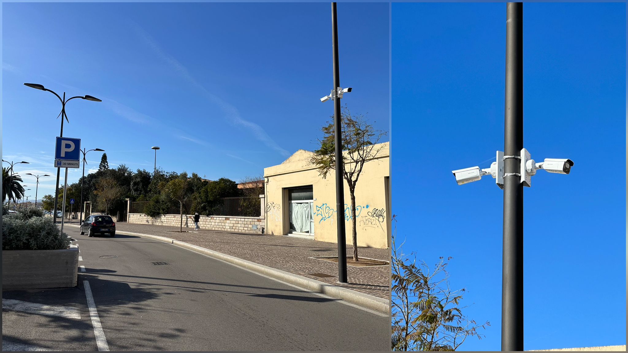 Olbia: dopo il lungomare anche in via Genova arrivano le telecamere 