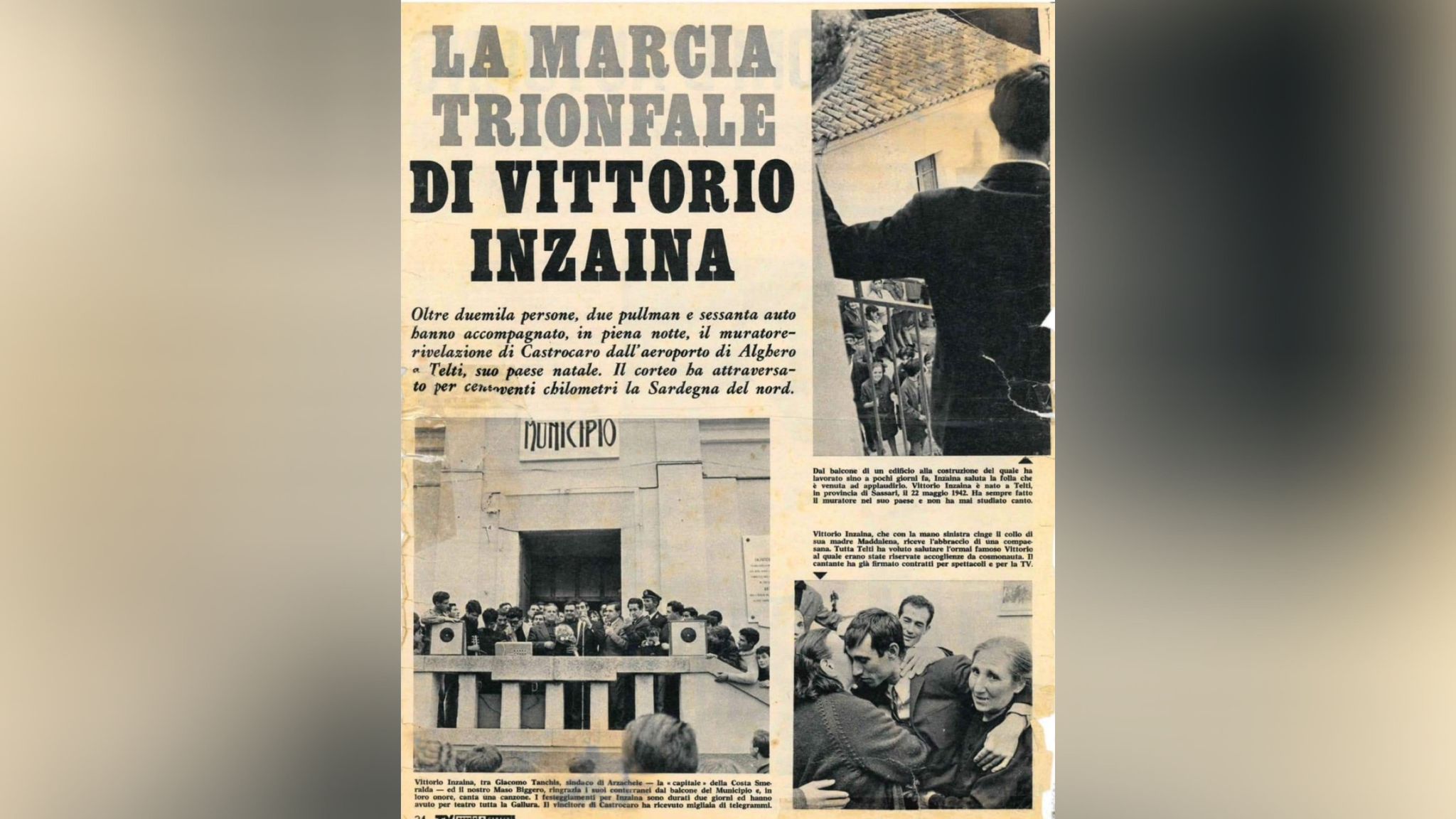 Telti ricorda Vittorio Inzaina con una bellissima mostra