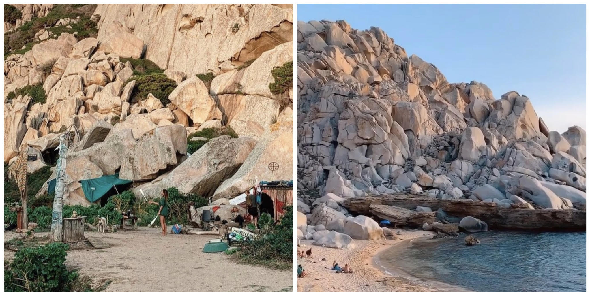 Gallura: sgomberati tutti gli hippy dalla Valle della Luna