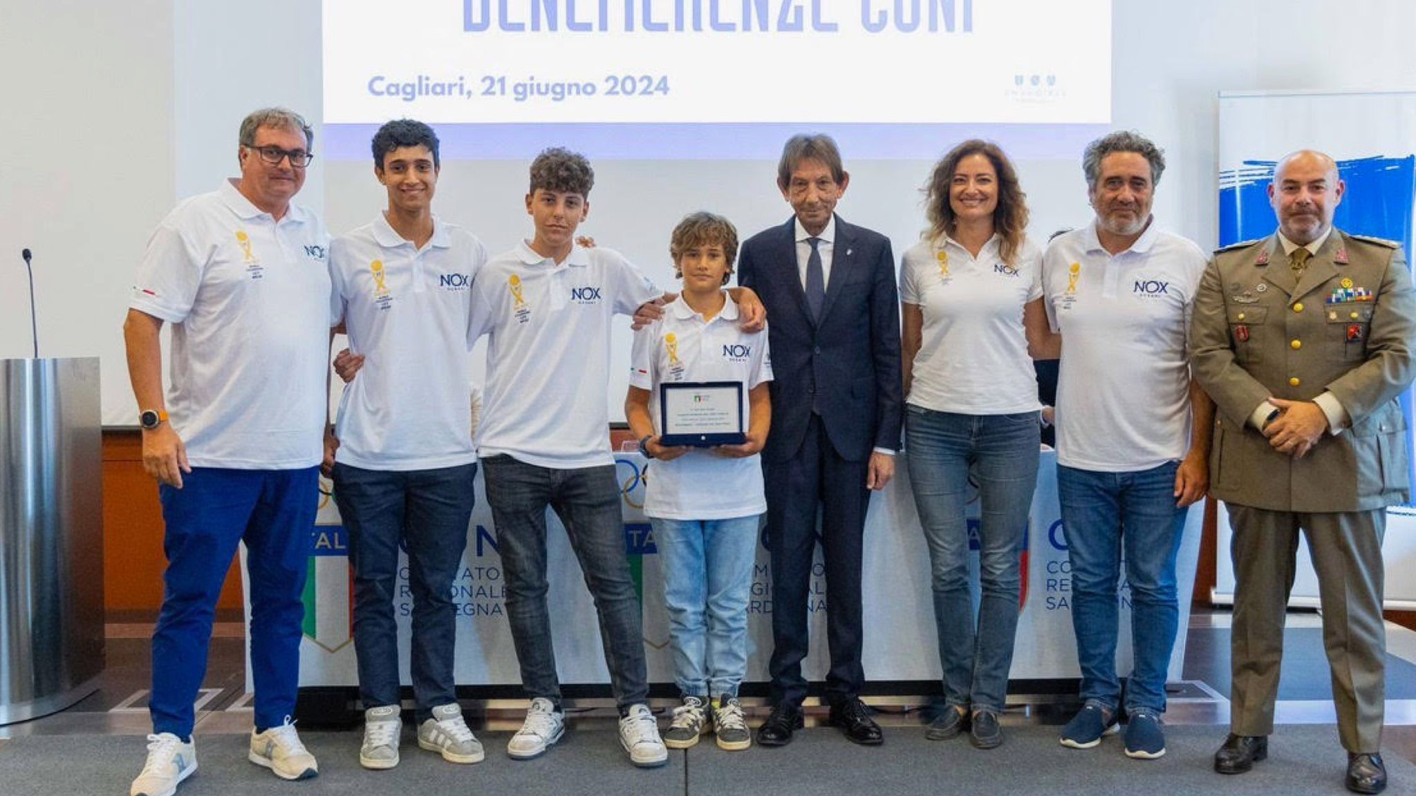 Porto Rotondo: Coni Sardegna onora i giovani atleti del team Nox Oceani