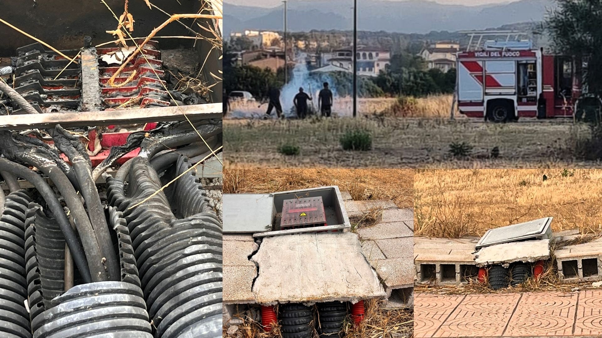 Olbia, centralina elettrica bruciata ancora aperta dopo un mese: preoccupazione in via Lussu