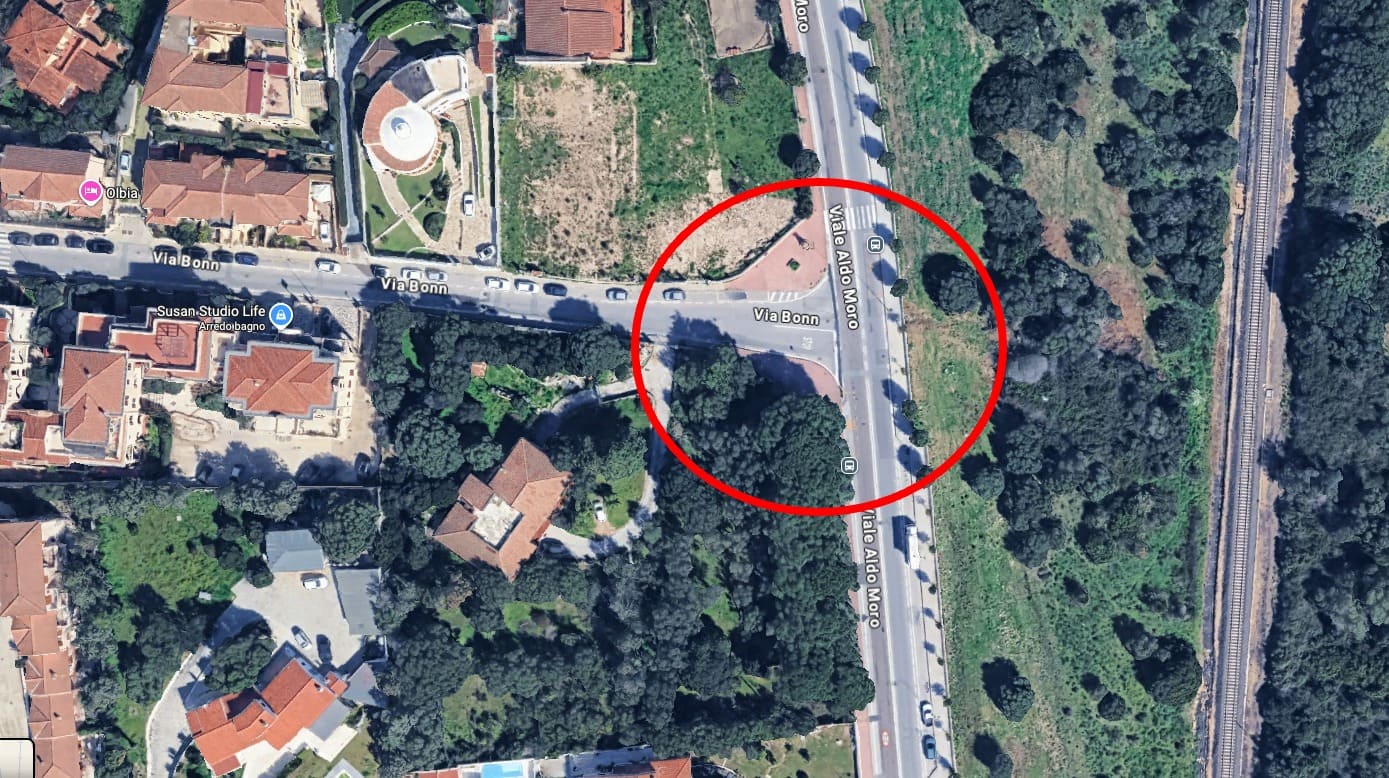 Olbia: una nuova rotatoria in Viale Aldo Moro
