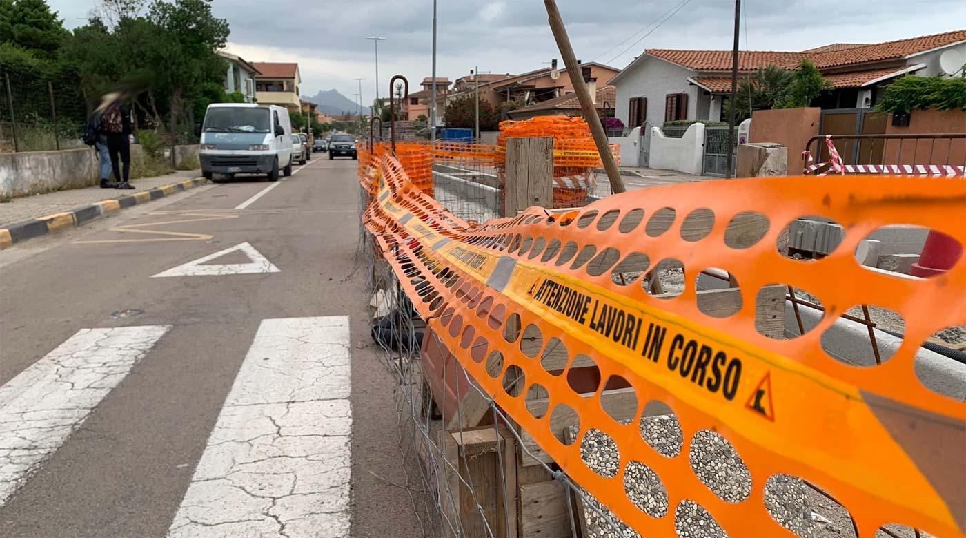 Olbia: in via Imperia un secondo cantiere