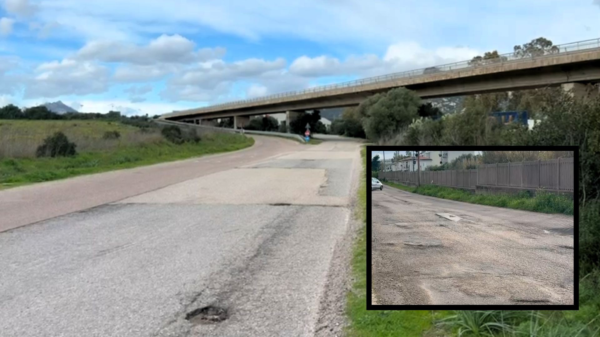 Olbia, Via Mincio e le sue buche: Comune interviene per il ripristino