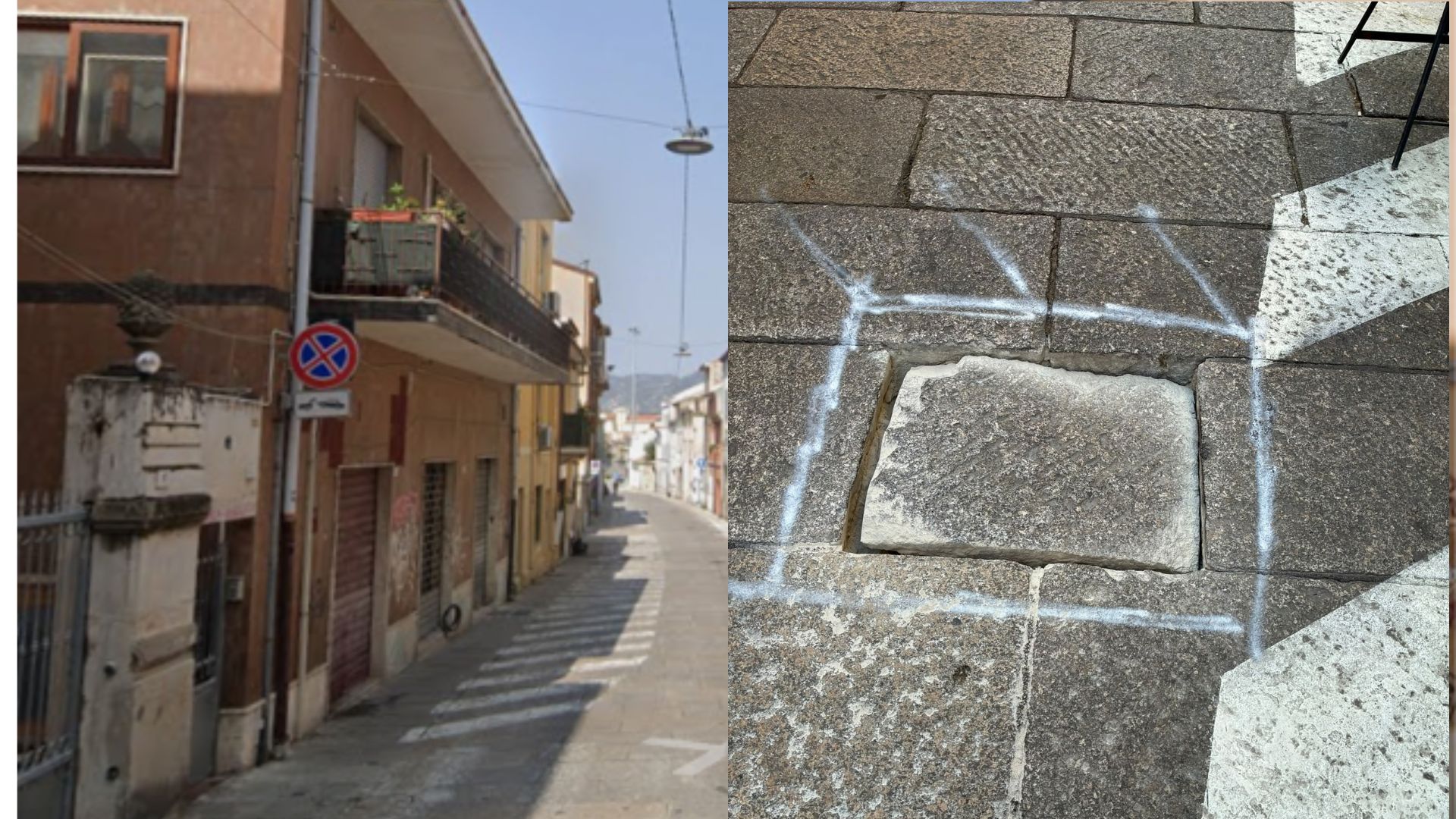 Olbia, nuova lastra pericolosa in via Porto Romano: 