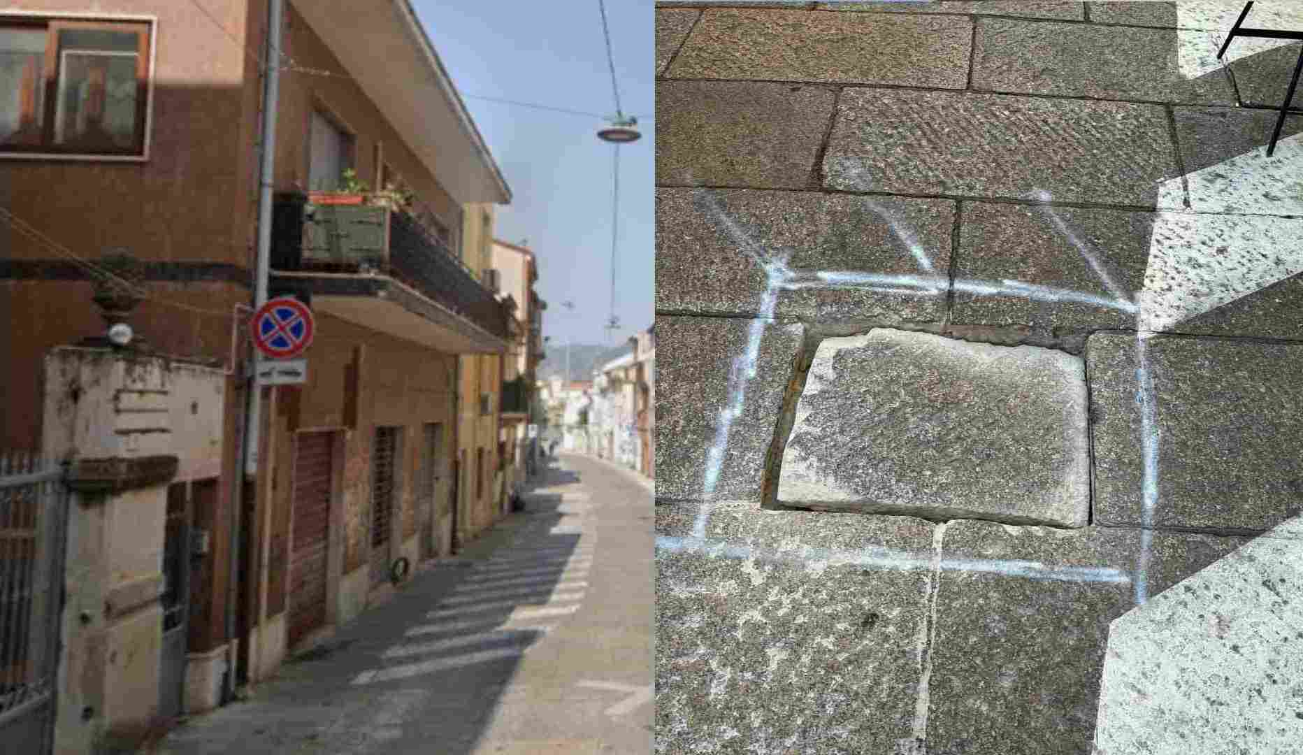 Olbia, nuova lastra pericolosa in via Porto Romano: 