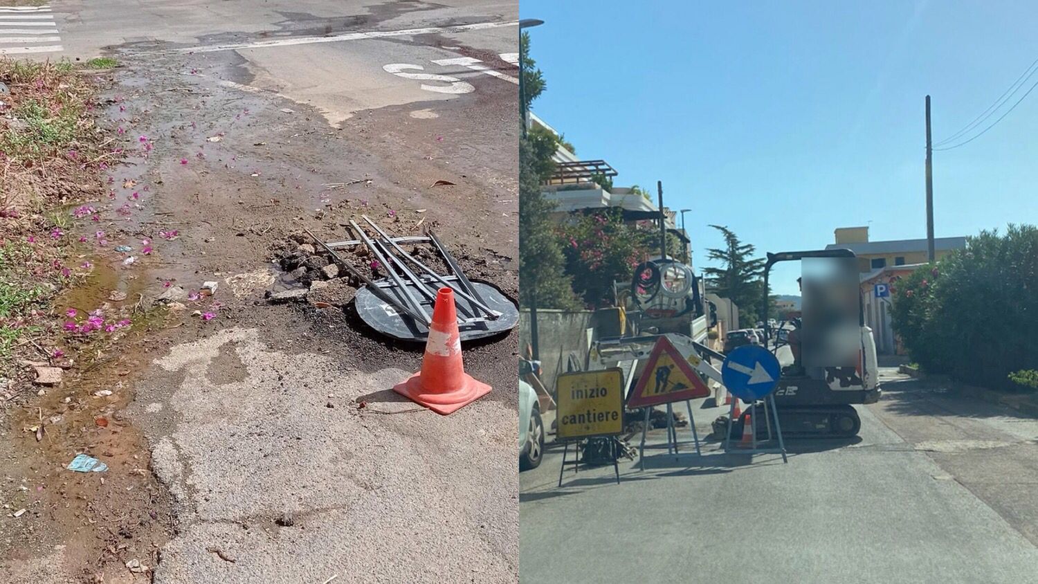 Olbia: ancora lavori in via Verrocchio