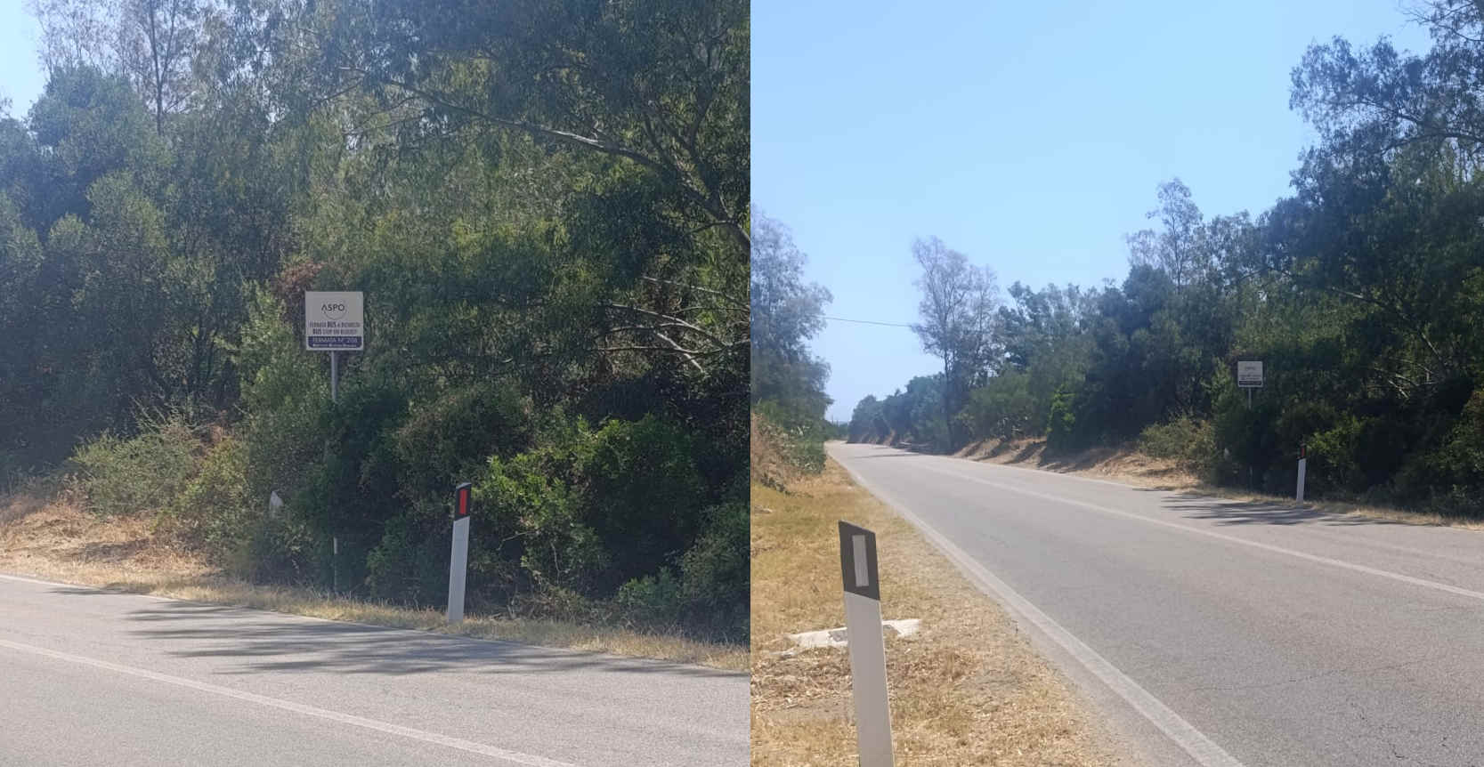 Olbia, strada per Pittulongu: un'odissea di auto veloci e zero pensiline