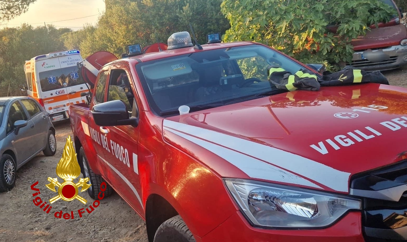 Trinità d'Agultu: ritrovato dai Vigili del fuoco un uomo disperso a Pischinazza
