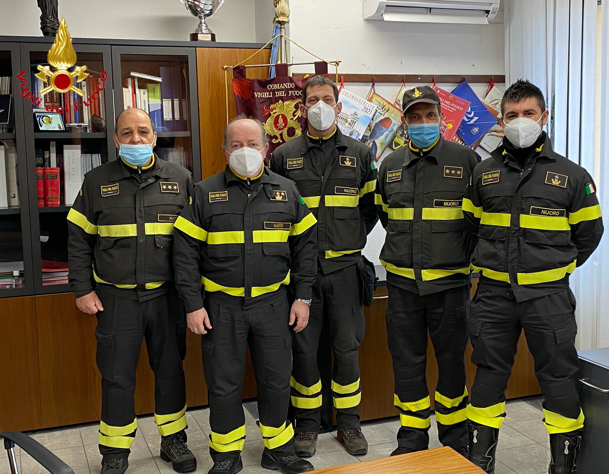 Vigili del Fuoco: promossi 3 Funzionari del Comando di Nuoro