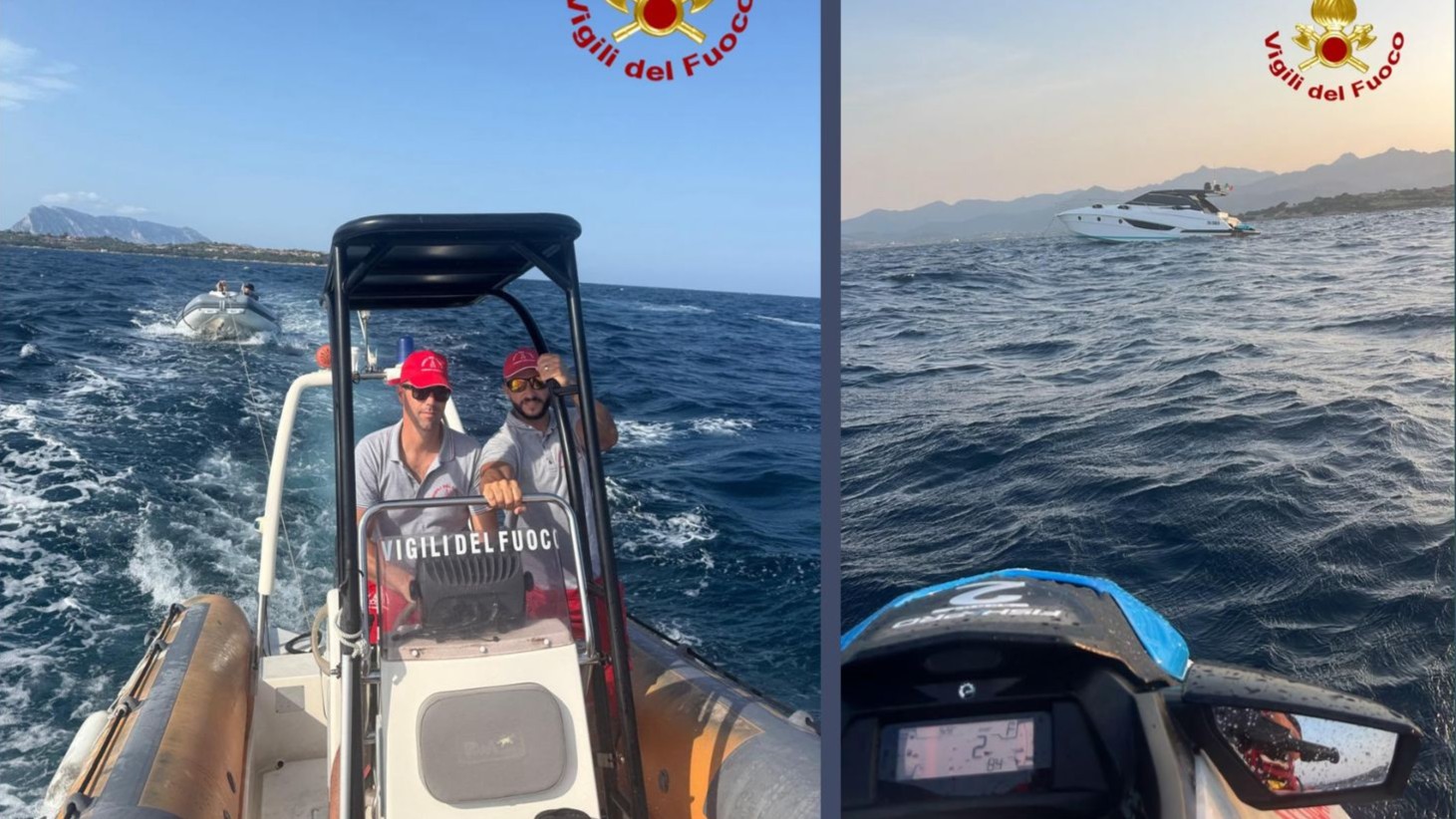 Doppio soccorso in mare tra Porto Ottiolu e Punt'Aldia: salvati turisti e una famiglia